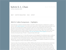Tablet Screenshot of kelvinslchan.com